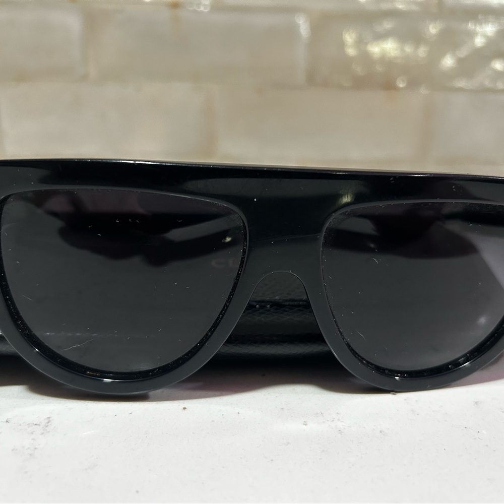 CELINE BOLD 3 DOTS CL40092I Black on Black - Picture 2 of 7